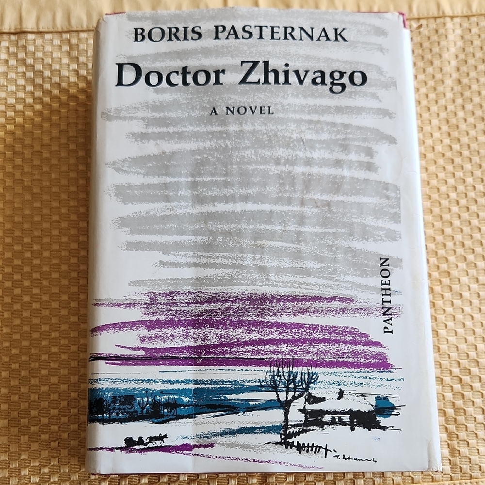 Doctor Zhivago Hardcover Book 1958 Vintage With Dustcover